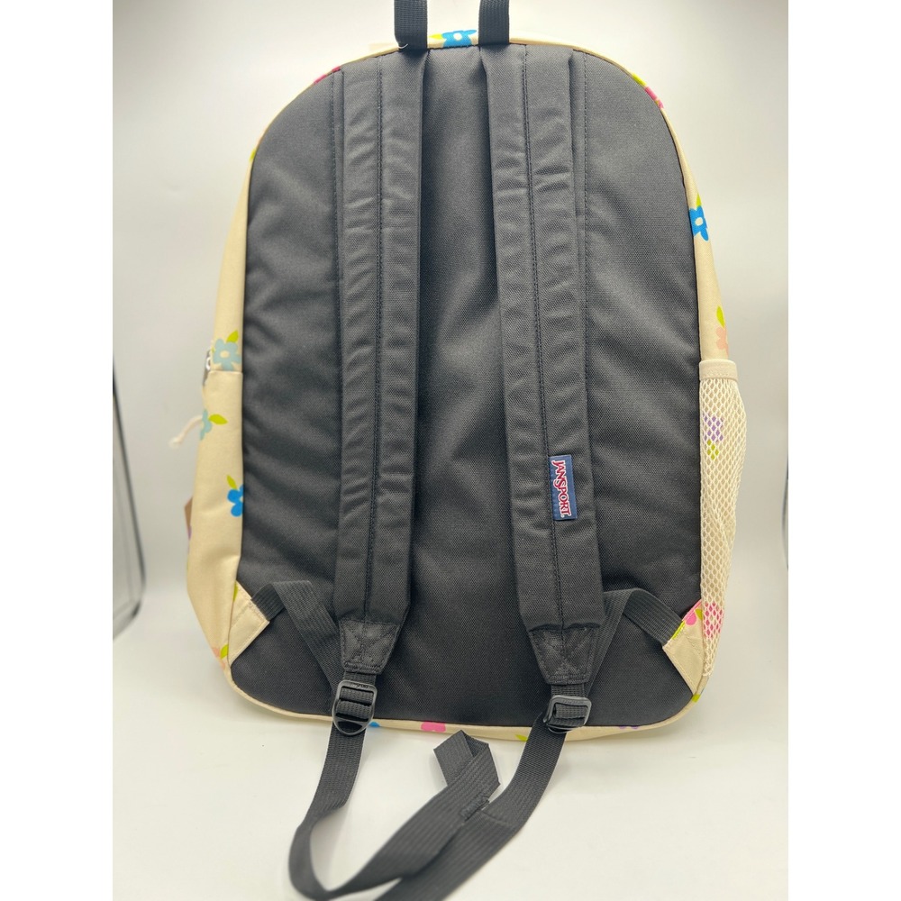 NWT JanSport Duo Pack Backpack Floral Cutout Cream Multi 32L BACK T SCHOOL - Picture 5 of 11